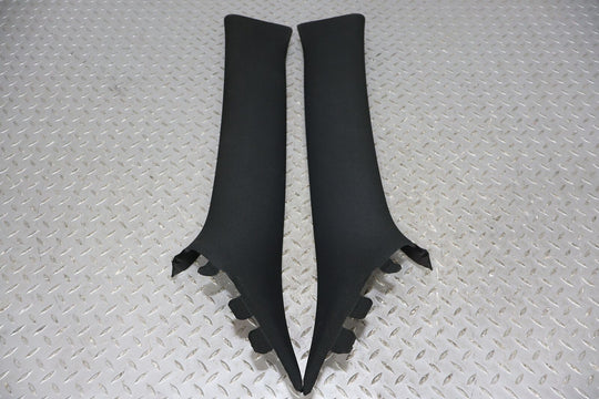 15-17 Dodge Charger R/T Pair LH & RH Interior A Pillar Trims (Black X9)