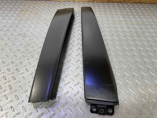 03-04 Audi RS6 LH & RH EXTERIOR Upper B-Pillar Trim Panels (Black) See Notes