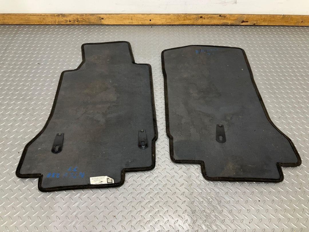 05-10 Chevy Corvette C6 Pair LH&RH Floor Cloth Floor Mats (Black 19i) See Notes