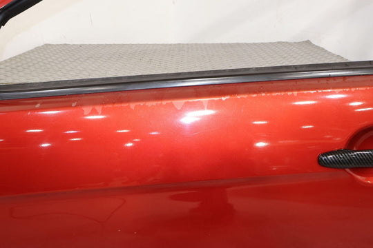 08-15 Mitsubishi Lancer EVO X Front Left Door Shell (Rally Red P26) See Photos