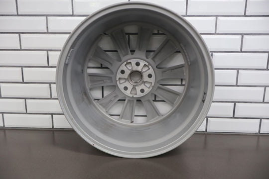 16-20 Tesla Model X Single (1) 20x9 Wheel OEM W/ Cap (Light Face Marks) Silver