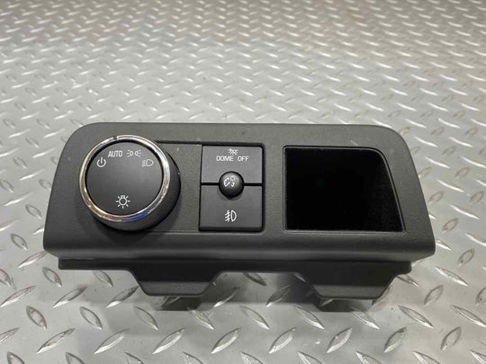 07-14 Cadillac Escalade Dash Mounted Headlight Switch W/Bezel (Black 19I) Tested