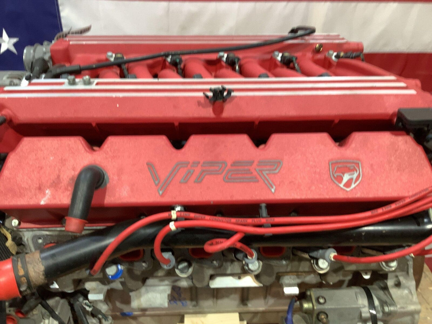 92-02 Dodge Viper RT/10 8.0L V10 Engine Dropout Hot Rod Swap 54K Cranks-No Start