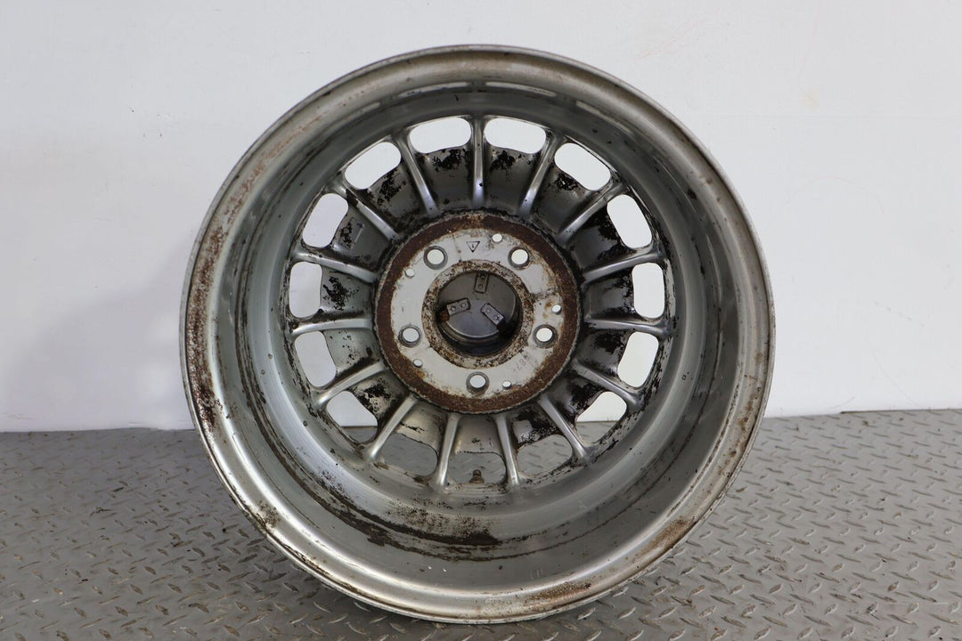 72-80 Mercedes 450SLC C107 W107 14x6.5 OEM Alloy Wheel (Faded Condition)