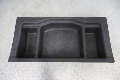 2022 Rivian R1S Rear Cargo Area Carpet Cleanout (Black Mountain) Light Wear