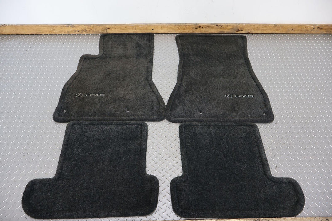 02-10 Lexus SC430 Interior Cloth Floor Mats Set of 4 (Dark Gray) See Notes