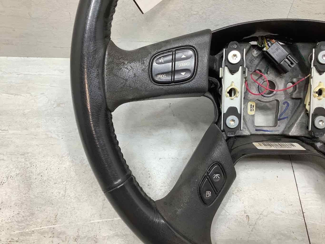 03-07 Hummer H2 OEM Leather Steering Wheel (Ebony 48I) See Notes