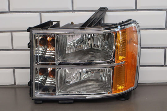 2007-2013 GMC Sierra Driver Left Halogen Headlight Assembly OEM