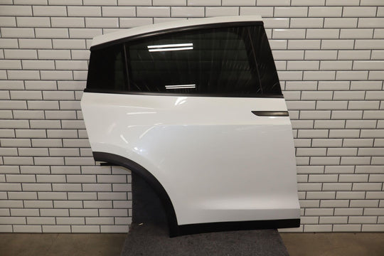 16-20 Tesla Model X Rear Right RH Door W/Glass (Pearl White PPSW) See Photos