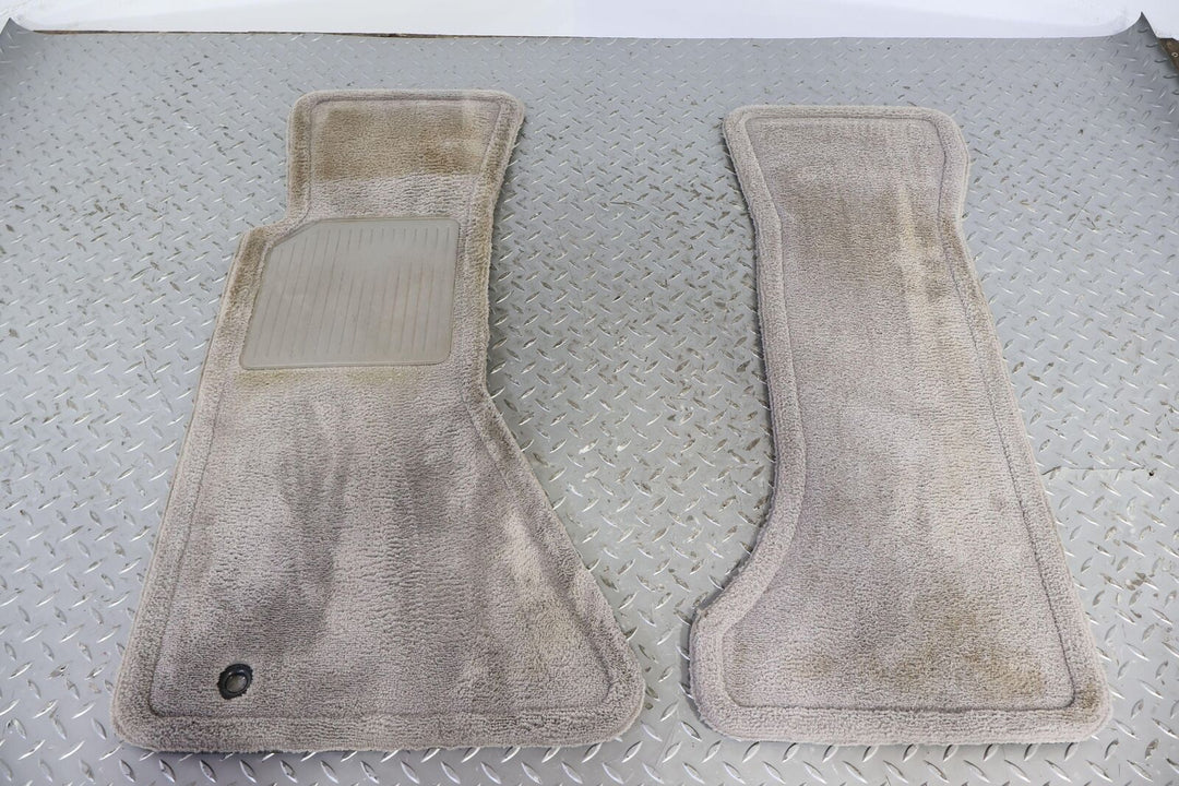 94-96 Chevy Corvette C4 Pair Lh & RH Carpeted Floor Mats (Gray 14i) See Notes