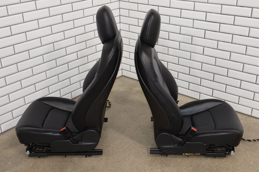 17-22 Tesla Model 3 OEM Power Leatherette Seat Set Front/Rear (Black) Tested