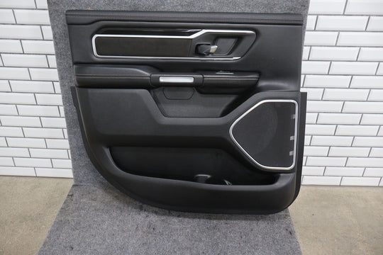 19-24 Ram 1500 Crew Cab (5th Gen) Rear Left Interior Door Trim Panel (Black X9)