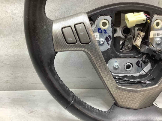 05-07 Cadillac XLR Black Leather Steering Wheel W/ Wood Trim