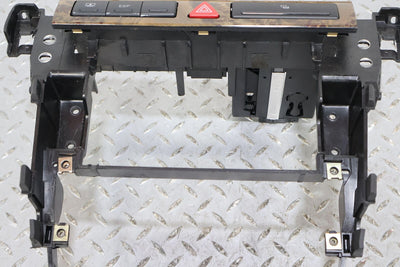 03-04 Audi RS6 Interior Upper Dash Trim Kit 3PCS (Woodgrain) Some Cracking