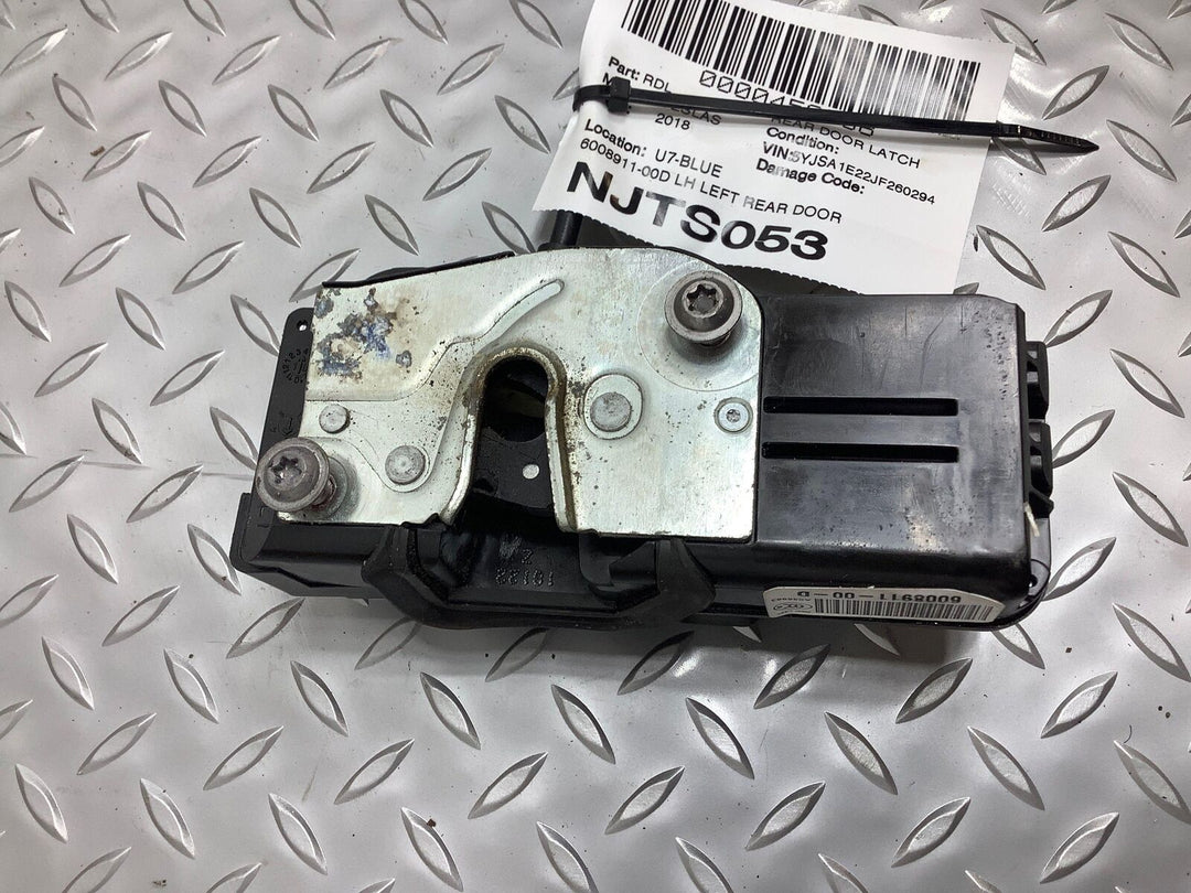 2018 Tesla Model S Left LH Driver Rear Door Latch 6008911-00-D OEM