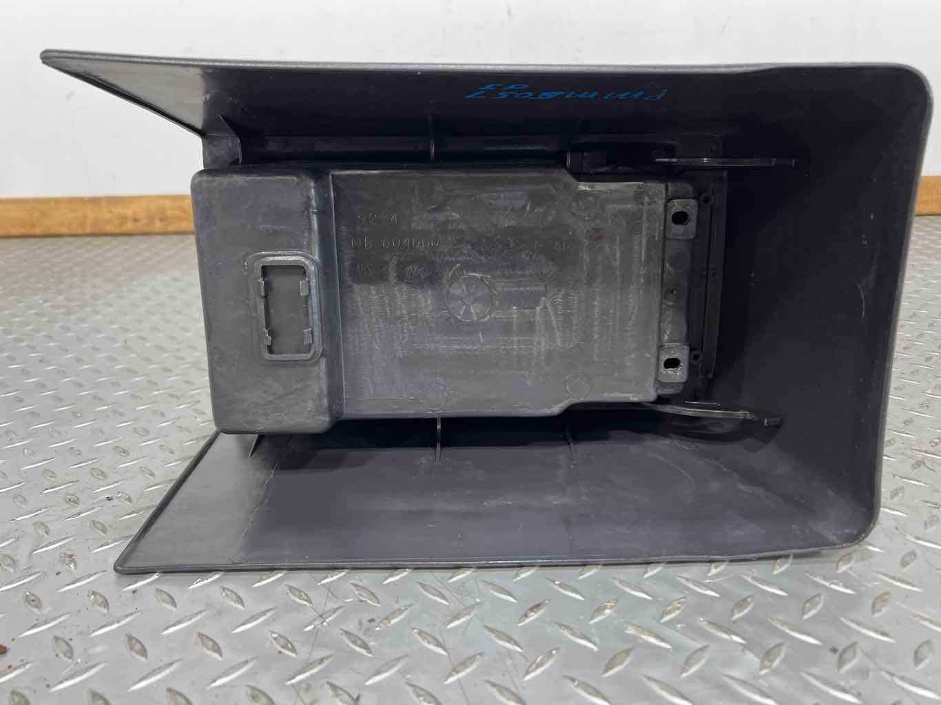 91-93 Mitsubishi 3000GT Floor Console Rear Section W/Lid (Charcoal Gray)