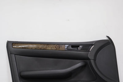 03-04 Audi RS6 Front Left Interior Door Trim Panel (Black QH