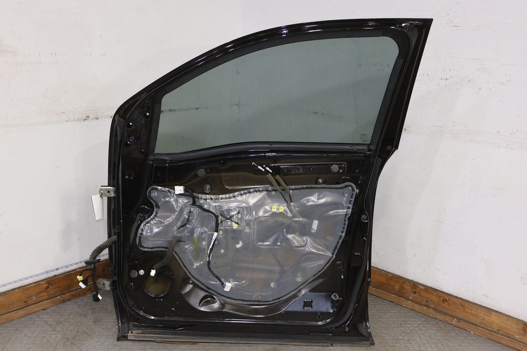 16-19 Nissan Titan XD Crew Cab Front Right RH Door W/ Glass (Magnetic Black G41)