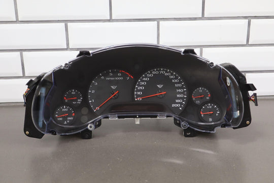 2000 Chevy C5 Corvette Speedometer Cluster W/ Trim (200MPH 11K Miles) Tested