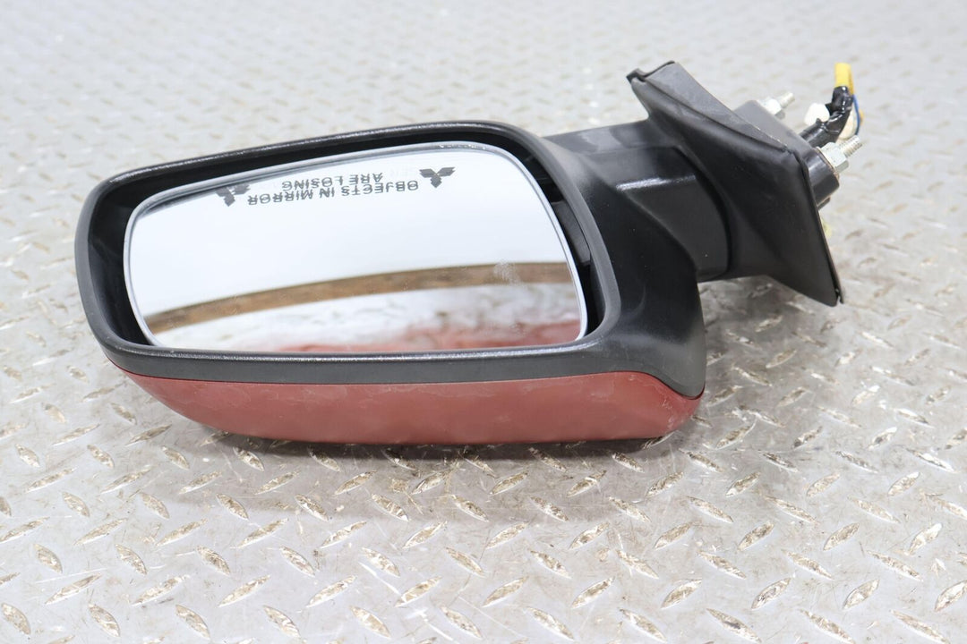 08-14 Mitsubishi Lancer EVO X Right Door Mirror (Rally Red P26) Power Tested