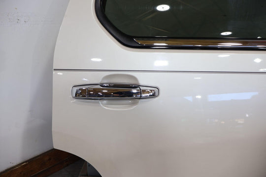 10-14 Cadillac Escalade Short WB Rear Right RH Door W/Glass (White Diamond 98u)