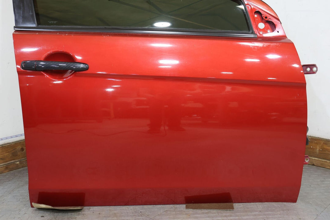 08-15 Mitsubishi Lancer EVO X Front Right Door W/Glass Rally Red P26 -See Photos