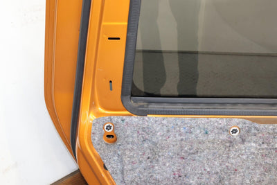 03-09 Hummer H2 Driver Left LH Rear Door W/Glass (Fusion Orange 55u) Notes