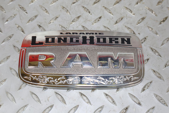 11-18 Ram 1500 Laramie Longhorn Chrome Rear Tailgate Emblem Badge Nameplate