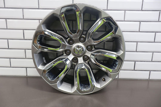 19-23 Ram 1500 Laramie 5th Gen 6 Lug 20x9 OEM 6 Open Spoke Wheel (Curb Rash)