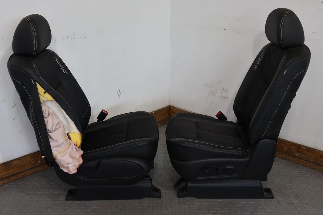 17-18 Nissan Titan XD Full Power Seat Set (Black) RH Front Blown Bag (Tested)