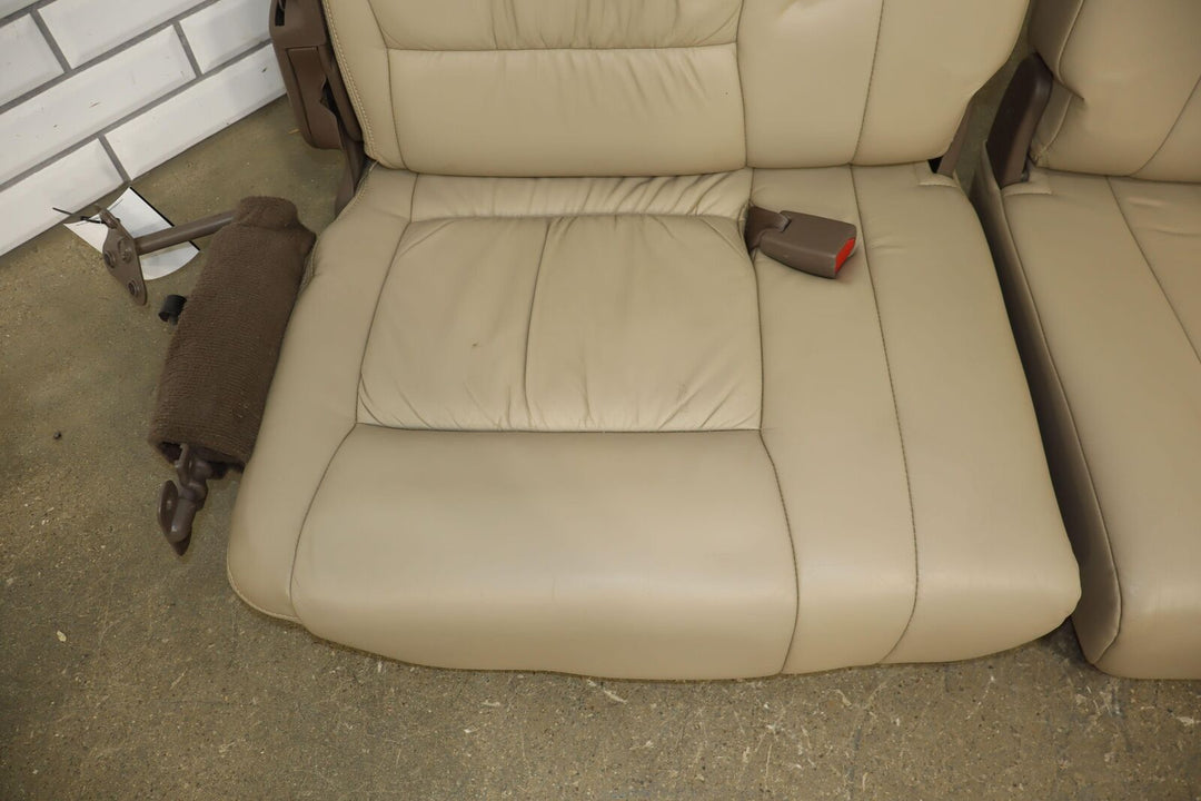 1996-1997 Lexus LX450 Land Cruiser Pair Rear 3rd Row Leather Seats (Beige LC43)