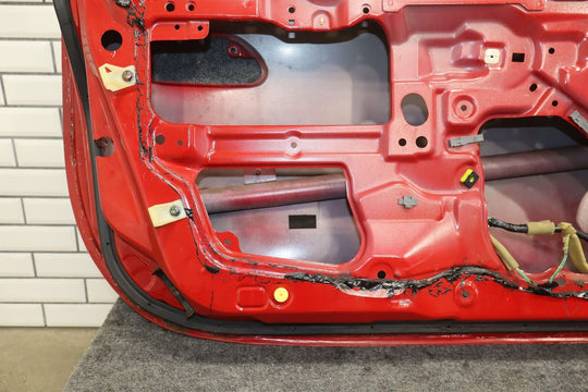 01-05 Mazda Miata NB LH Left Driver Door Shell (Red Repainted) See Photos