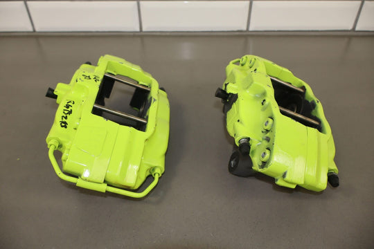 2012-2020 Tesla Model S / X Neon Green Custom Brake Caliper Set (6)