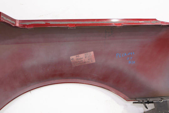 04-09 Cadillac XLR Right RH Rear Exterior Quarter Panel (Infrared 80U) See Notes