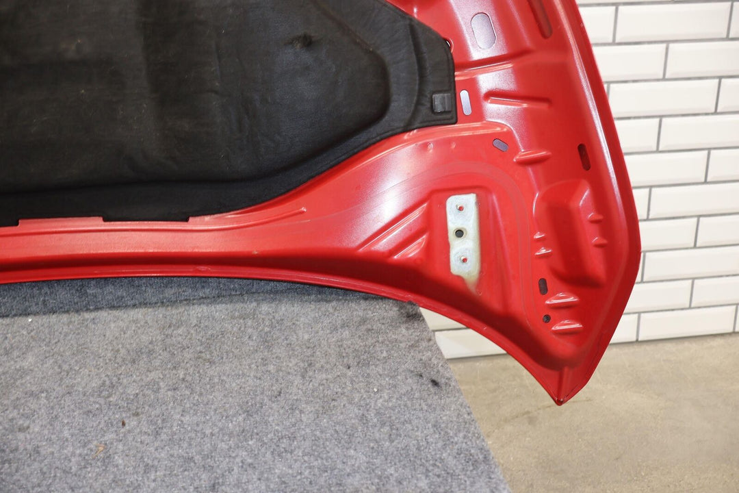 12-19 Fiat 500 Abarth Front OEM Hood Bonnet (Rosso Red PR1) See Photos