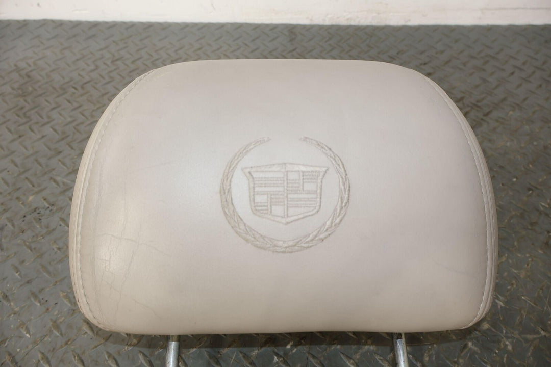 03-06 Cadillac Escalade Pair LH&RH Leather OEM Front Seat Headrests (Shale 152)