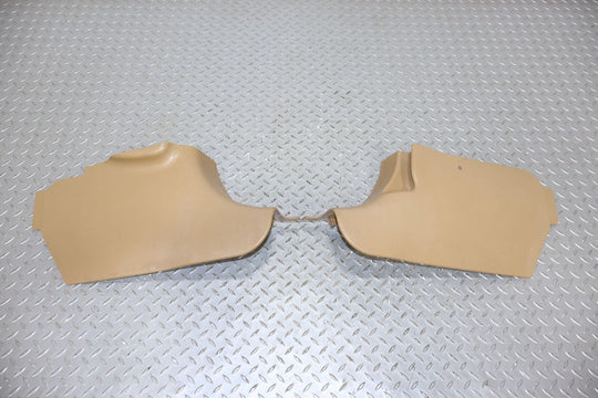 97-02 Jaguar XK8 Pair LH & RH Interior Kick Trim Panels (Coffee SDC) See Notes