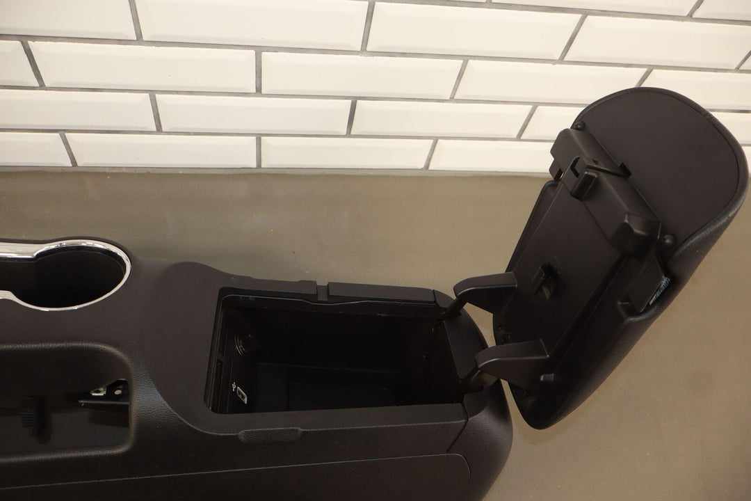 2015-2022 Ford Mustang Center Floor Console with Arm Rest (Ebony) Illuminated