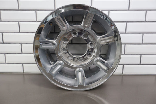 03-07 Hummer H2 17x8.5 Spare Chrome 7 Spoke Wheel W/O Center Cap (Corrosion)