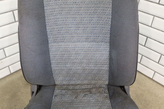 1992 Toyota Land Cruiser Front Right Passenger Cloth OEM Seat (Gray FD10) Tears