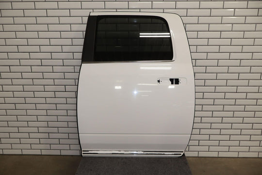 09-18 4th Gen Ram 1500 Crew Cab Rear Left LH Door W/Glass (Bright White PW7)