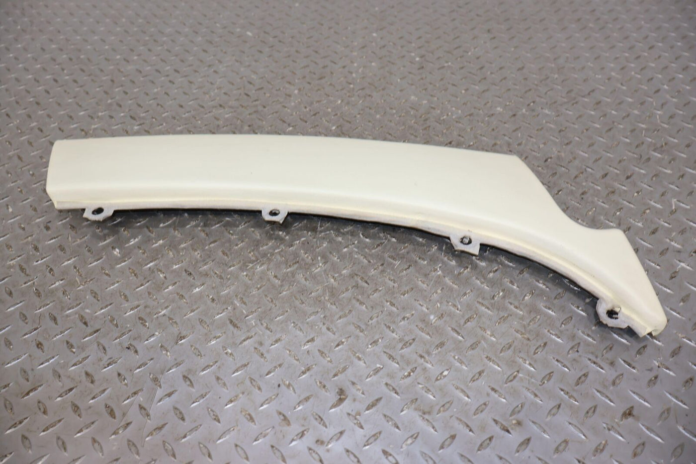 09 Aston Martin V8 Vantage Right RH Upper Dash Trim (Cream Truffle Leather)