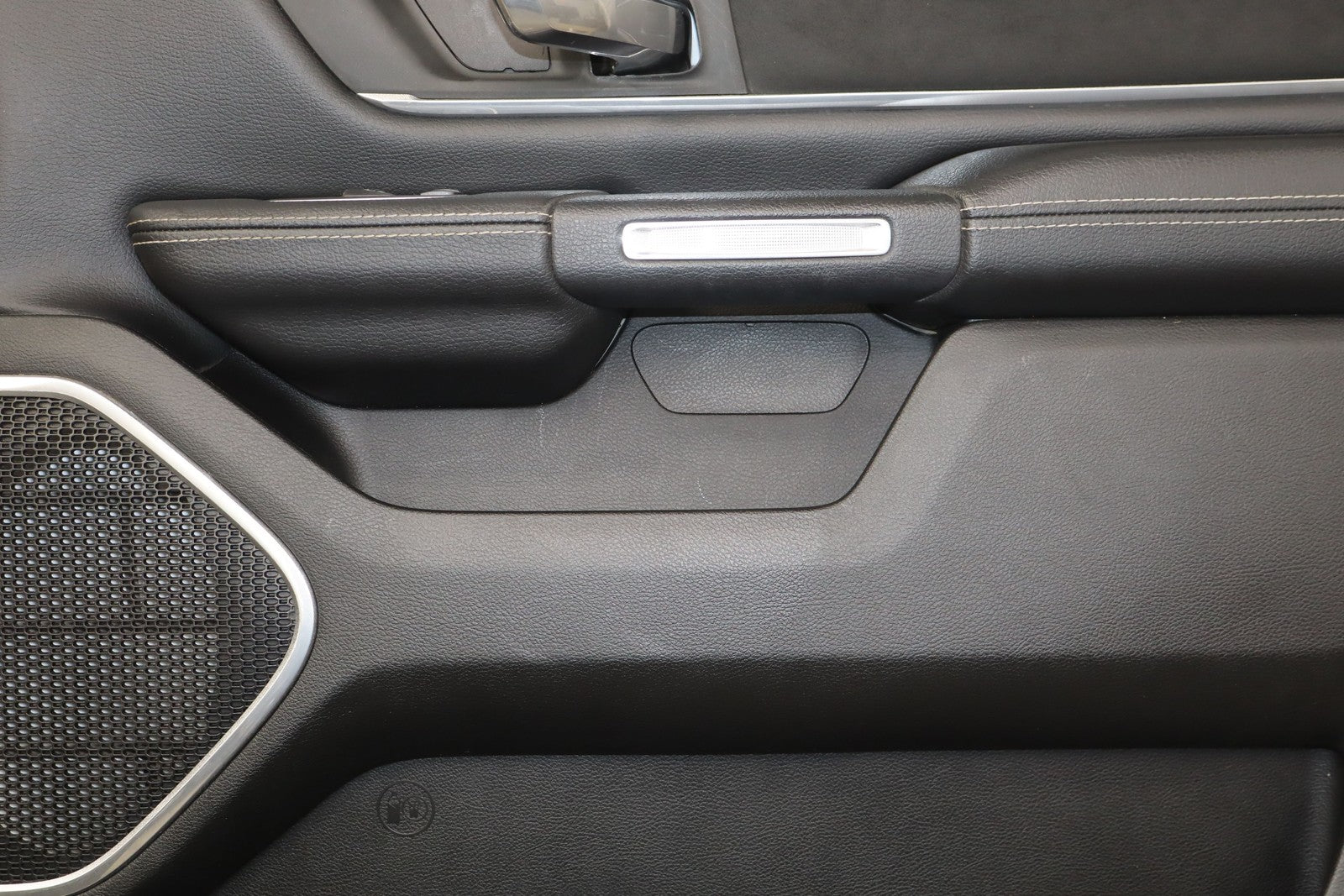 19-24 Ram 1500 Laramie Right RH Front Interior Door Panel (Black