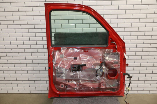 99-07 Chevy Silverado Sierra Front Left LH Electric Door W/Glass Victory Red 74U