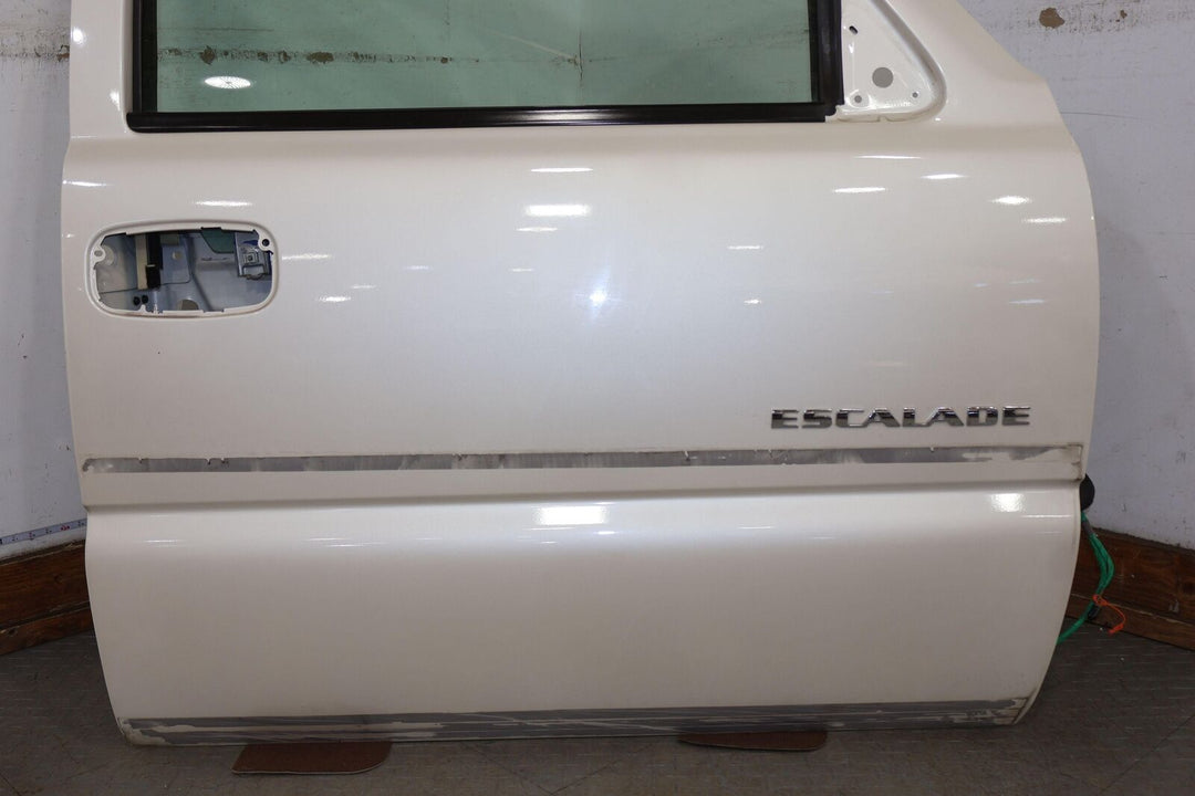 02-06 Cadillac Escalade Front Right RH Door W/Glass (White Diamond 98U) Short WB