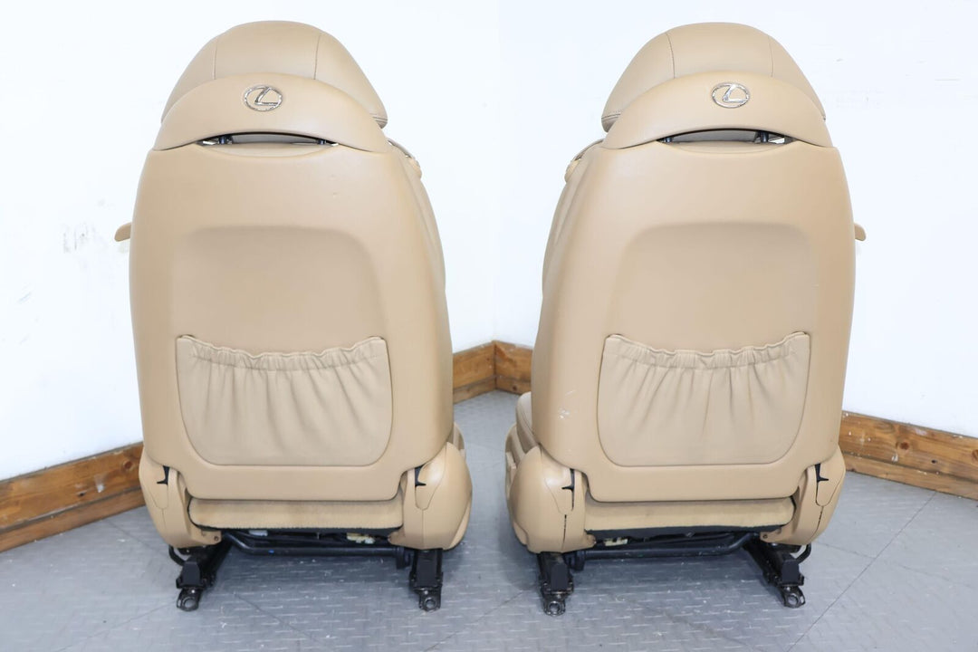 07-08 Lexus SC430 Leather Seat Set Front/Rear (Camel LA42) Power Tested (Notes)