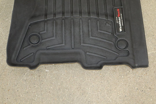 2020 Ram 1500 Crew Cab 5th Gen All Weather Weathertech Floor Mats (Black) Worn