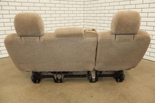 03-06 Chevy Tahoe 2nd Row Cloth Bench Seat (Tan) See Photos/Description