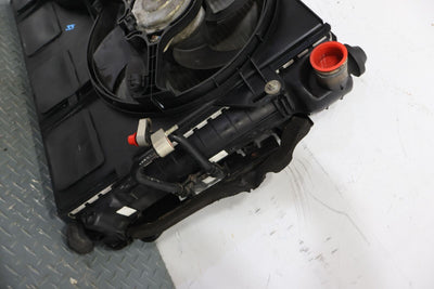 97-98 Jaguar XK8 4.0L Engine Radiator Loaded W/ Condensor & Cooling Fan (106K)
