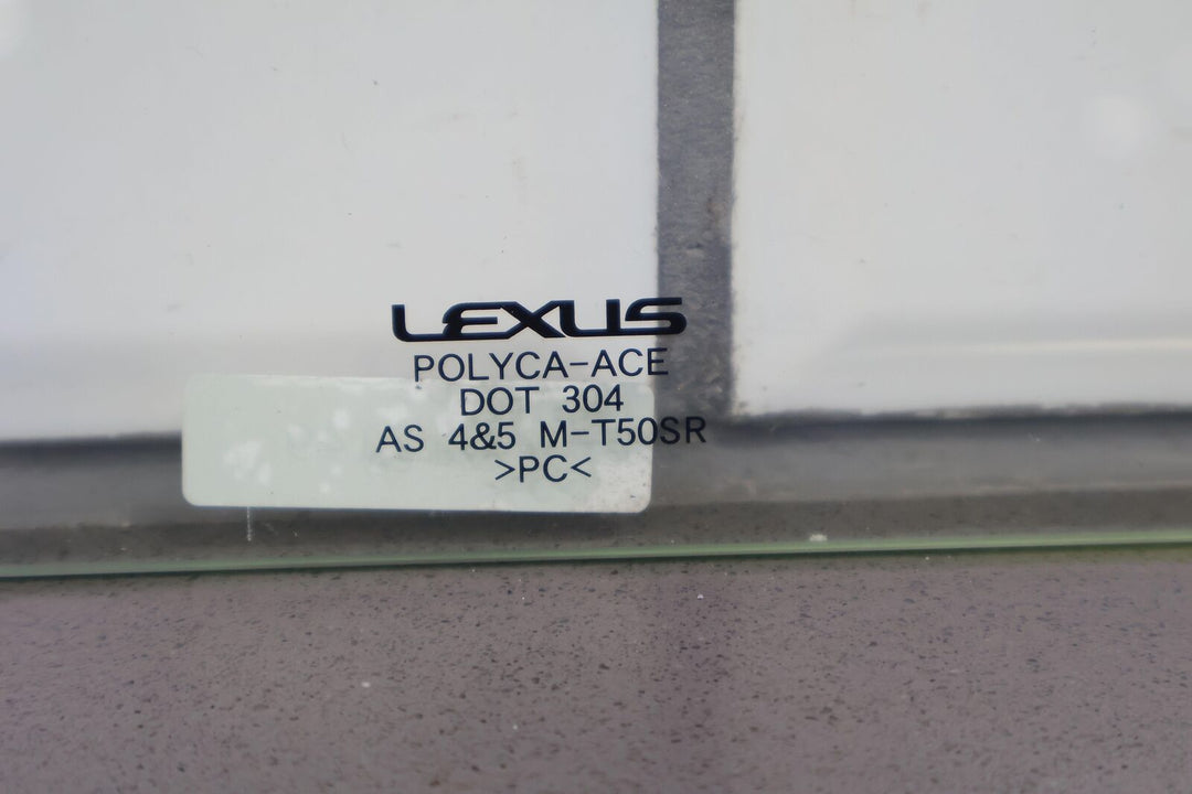 02-10 Lexus SC430 OEM Interior Wind Deflector (Plexiglass) See Notes